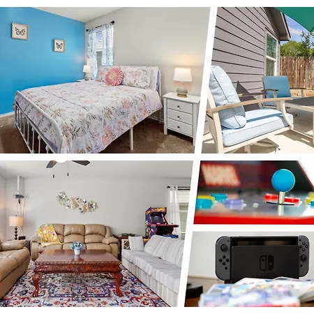 Fun Games And Spacious 4Br House 3 Ml To Lackland Afb Close To Seaworld